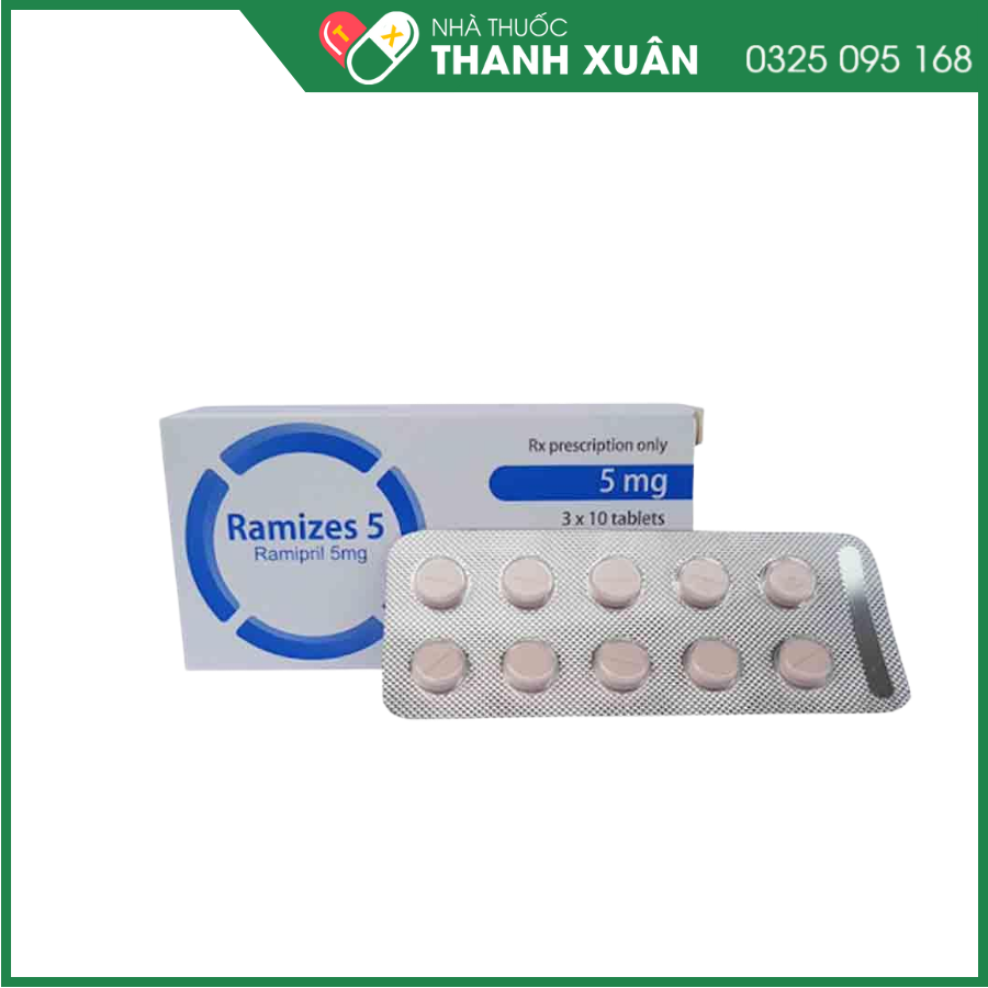 Thuốc Ramizes 5 điều trị tăng huyết áp, suy tim sung huyết